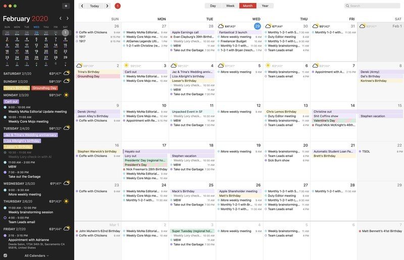 calendar apps for mac free